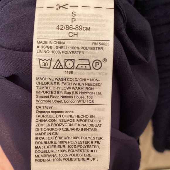 Navy Banana Republic Blouse - Picture 7 of 9